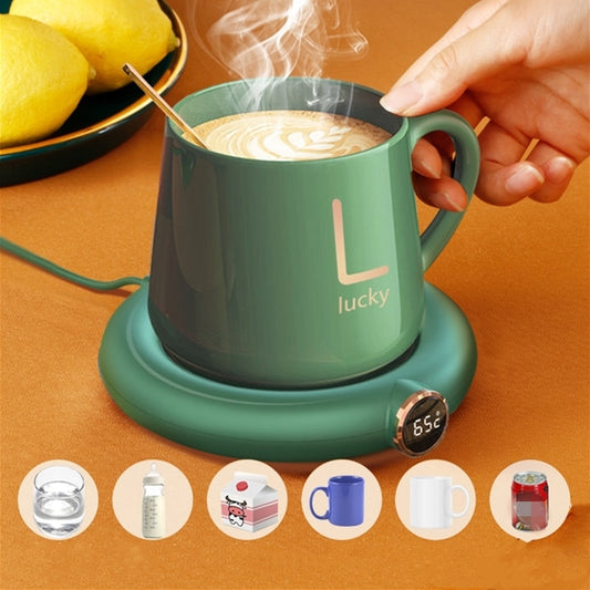 Heating Warm Cup USB |  Mat Coffee Mug Warmer Constant Temperature Coaster 3 Gear Digital Display Adjustment Timing Heater for Milk |Ws