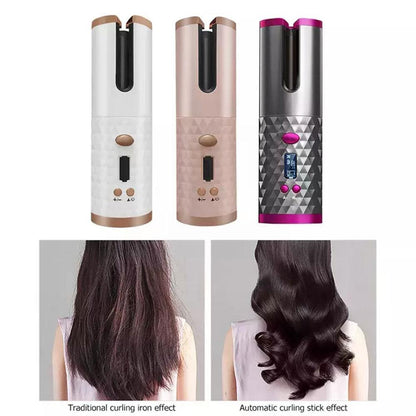 Hair Curler Curly Machine | Ceramic Rotating |  LED Curler Curling Waver | Ws