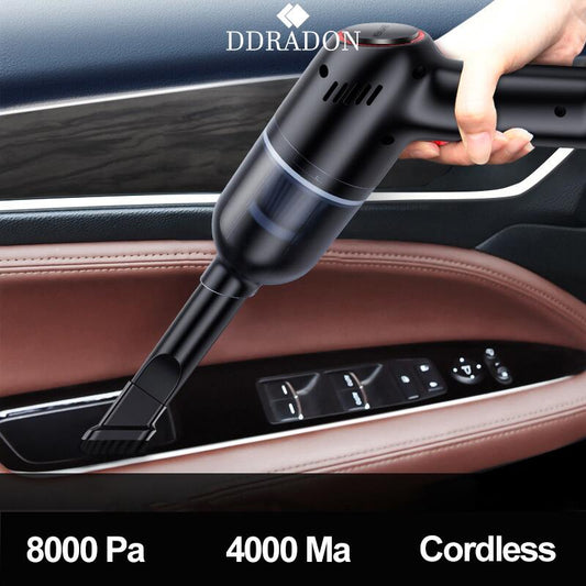 Wireless Car Vacuum Cleaner 8000Pa | Cordless Handheld Auto Vacuum Home &amp; Car Dual Use Mini Vacuum Cleaner With Built-in Battrery |ws