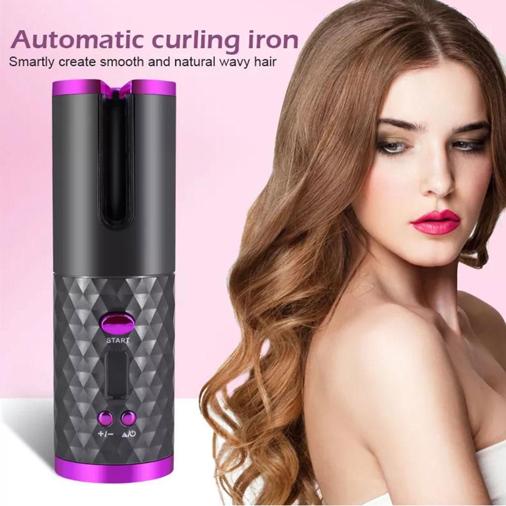 Hair Curler Curly Machine | Ceramic Rotating |  LED Curler Curling Waver | Ws