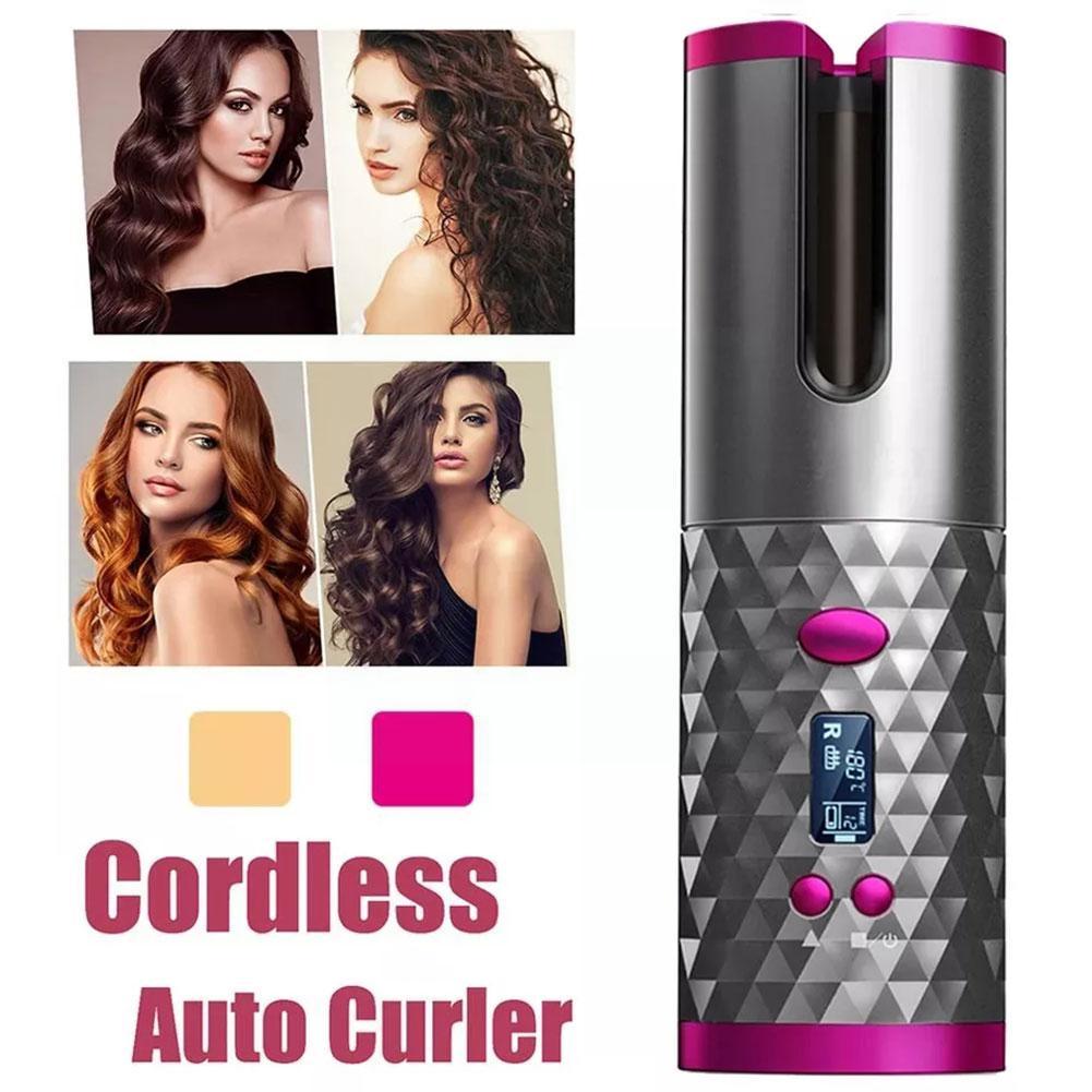 Hair Curler Curly Machine | Ceramic Rotating |  LED Curler Curling Waver | Ws