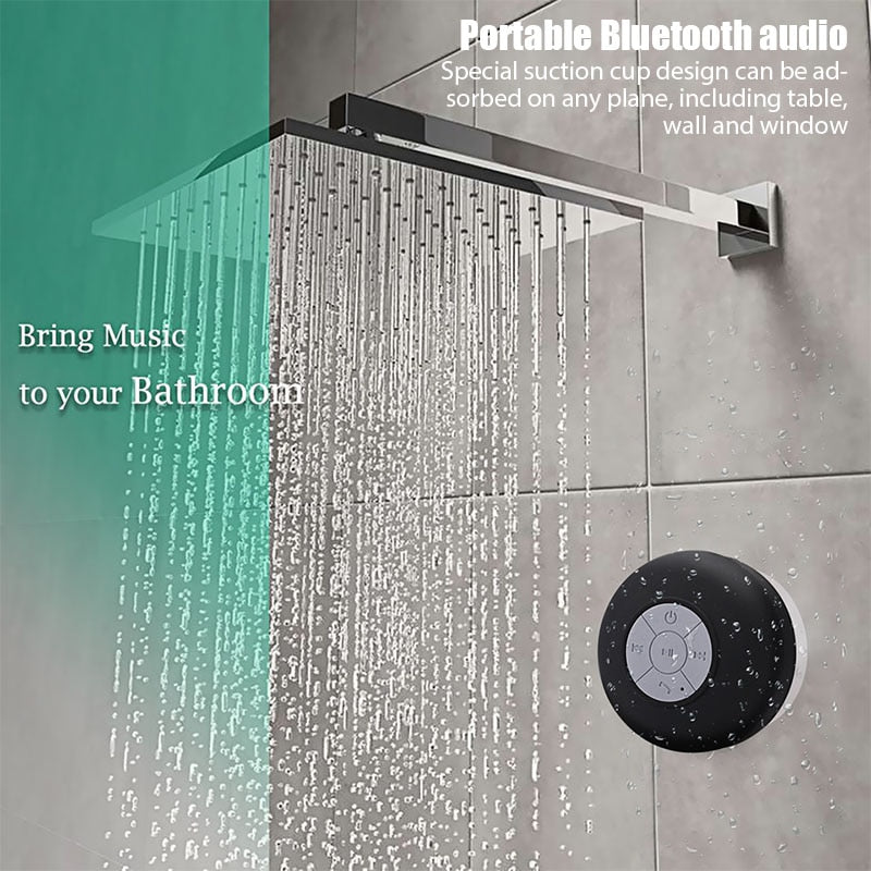 Waterproof Shower Speakers for Phone Bluetooth | Subwoofer Hand Free | Ws