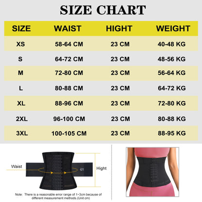 Fitness Duble strap | Waist  Slimming | Adjustable Shapewear Flat Belly | Ws