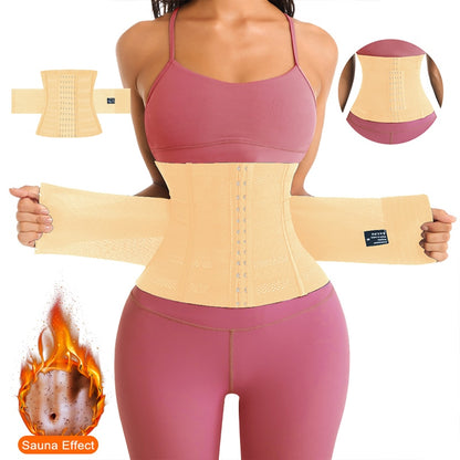 Fitness Duble strap | Waist  Slimming | Adjustable Shapewear Flat Belly | Ws