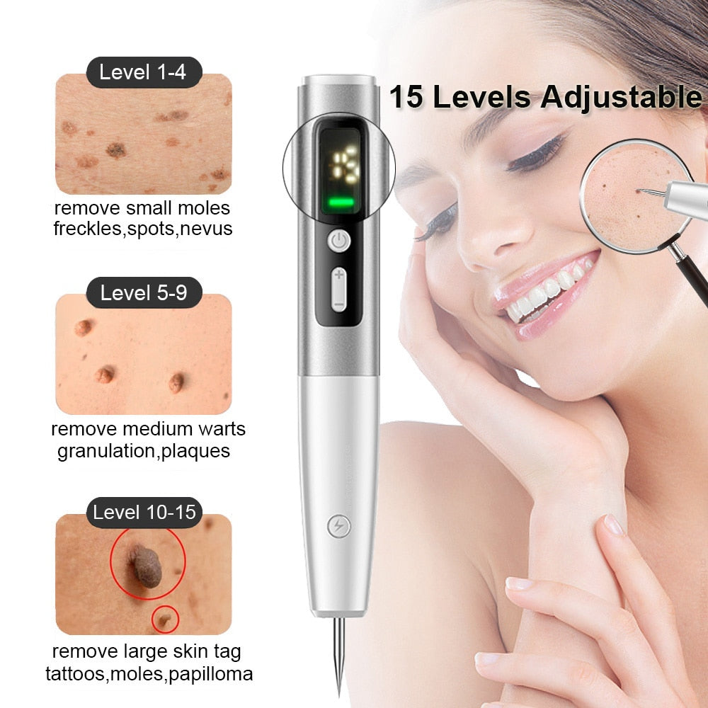 Laser Plasma Pen Eletric | Wart Remover | Skin Tag Remover | Tattoo | Freckle Black Spots | Ws