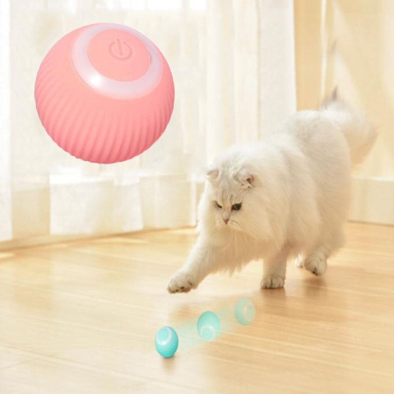 Electric Cat Ball Toys | Automatic Rolling | Smart Cat Toys for Cats Training Self-moving | Toys for Indoor Interactive Playing | Ws