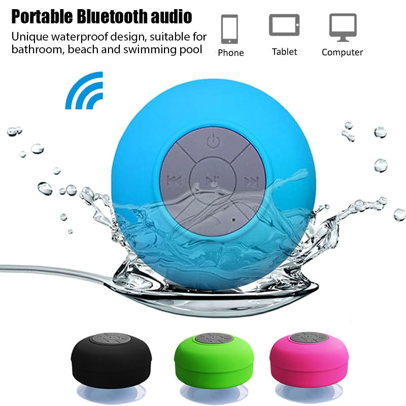 Waterproof Shower Speakers for Phone Bluetooth | Subwoofer Hand Free | Ws